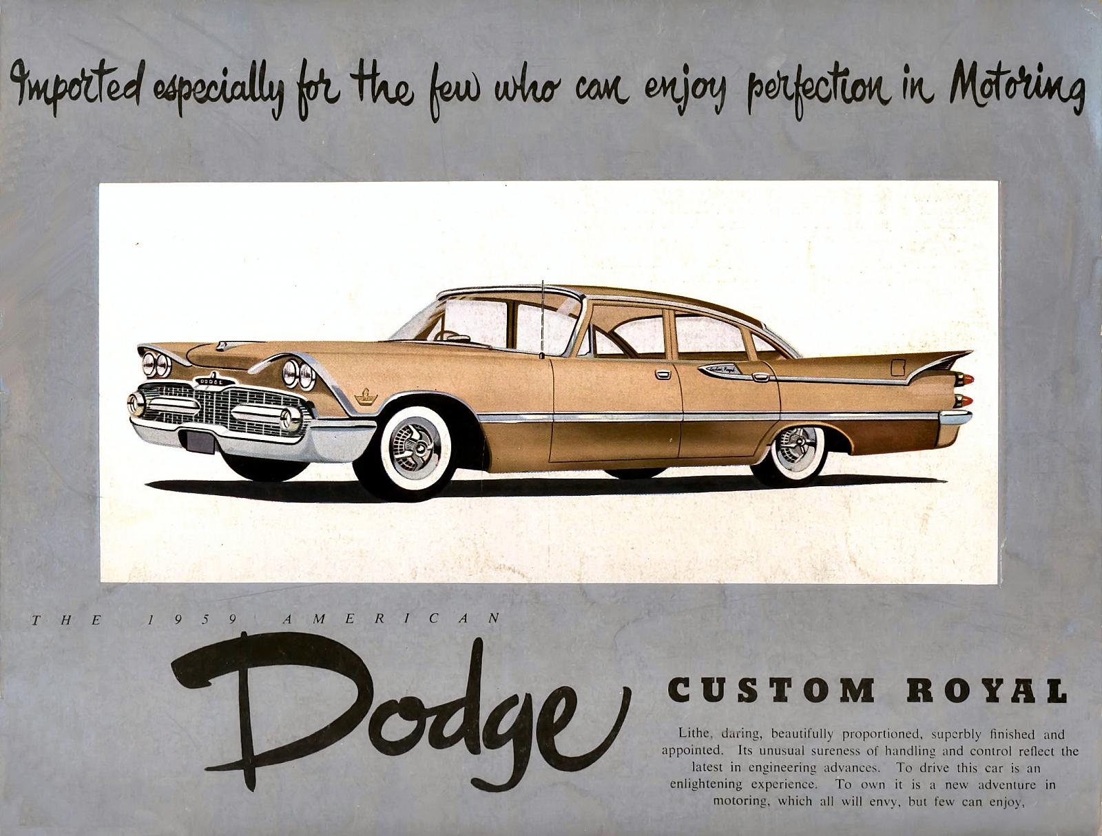 1959 Dodge Custom Royal Folder Page 1
